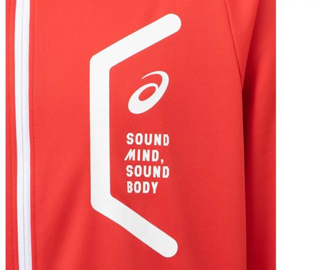 asics アシックス ドライTRスリムジヤケツトRE クラシックレッド 2XL 2031D909 600 | スポーツ スポーツウェア ウェア メンズ UVカット 吸汗 速乾 ストレッチ ゲームウェア ユニフォーム ユニセックス 男女兼用 運動 フィットネス ランニング 練習 ジム asics アシックス ドライTRスリムジヤケツトRE クラシックレッド L