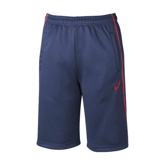 asics アシックス ドライデコTRハーフパンツRE ネイビー L 2031D914 400 | スポーツ スポーツウェア ウェア メンズ UVカット 吸汗 速乾 ストレッチ ゲームウェア ユニフォーム ユニセックス 男女兼用 運動 フィットネス ランニング 練習 ジム