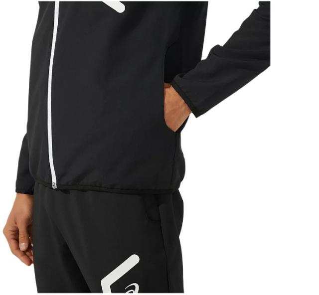 asics アシックス TEAM HEX DRY CROSS JACKET パフォーマンスブラック