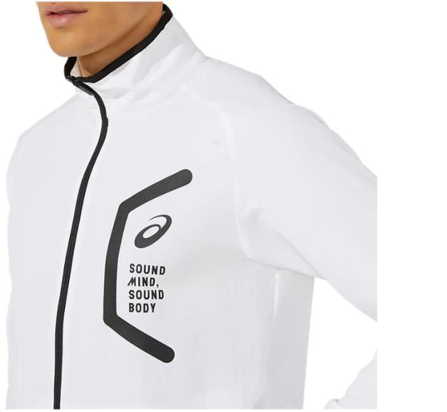 asics アシックス TEAM HEX DRY CROSS JACKET ブリリアントホワイト