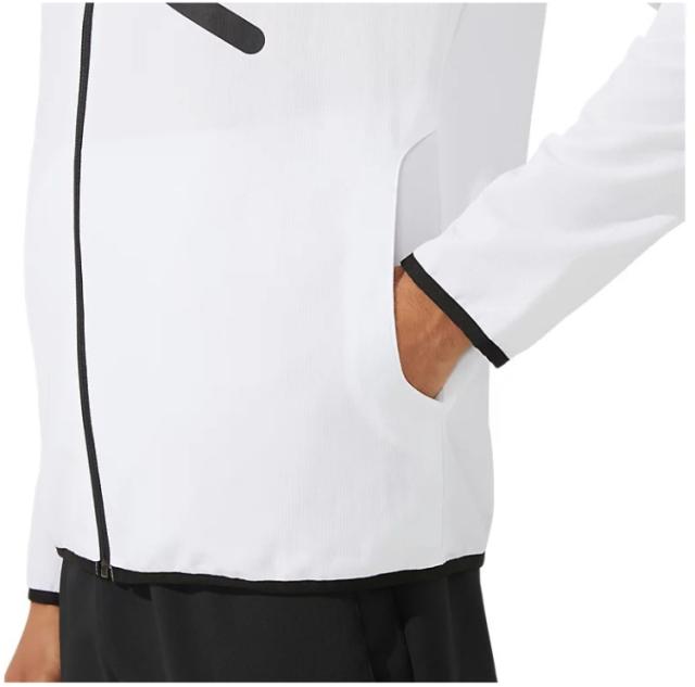 asics アシックス TEAM HEX DRY CROSS JACKET ブリリアントホワイト