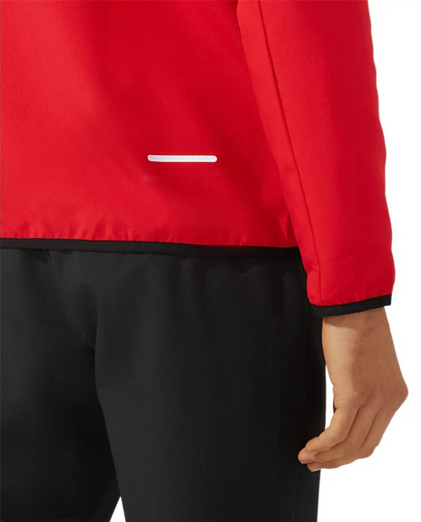 asics アシックス TEAM HEX DRY CROSS JACKET クラシックレッド M