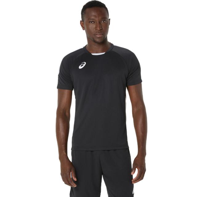 asics アシックス 半袖ゲームシャツ パフォーマンスブラック L 2101A307 1 | スポーツ ウェア トップス Tシャツ 半袖 ハーフスリーブ ショートスリーブ 吸汗性 速乾性 サッカー トレーニングウェア トレーニング メンズ