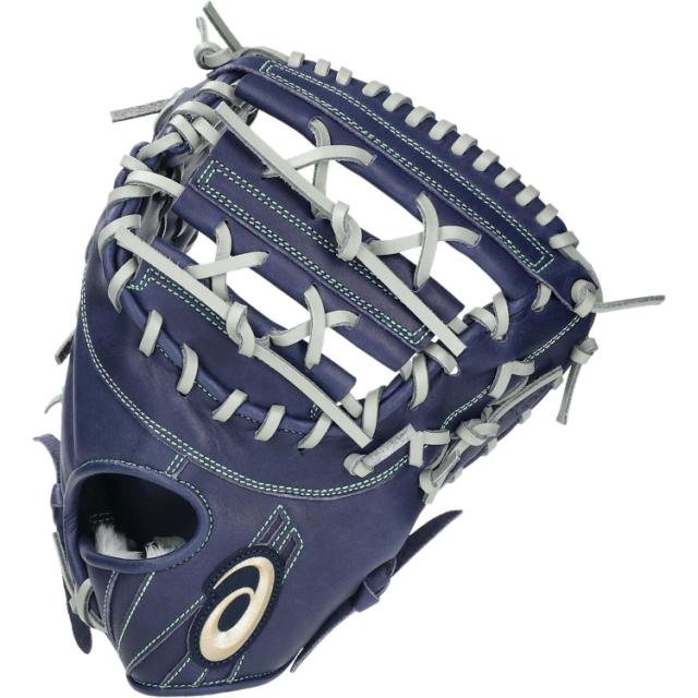 ASICS GOLD STAGE 一般軟式野球グローブ 青オーダー投手用