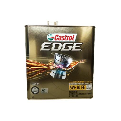 Castrol カストロール エンジンオイル EDGE エッジ 5W-30 FE 3L缶 ...