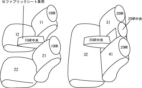 CLAZZIO クラッツィオ センターレザー シートカバー スバル 