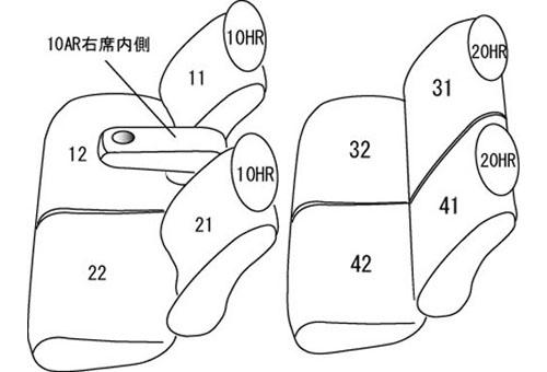 CLAZZIO クラッツィオ リアルレザー シートカバー ホンダ N-BOX プラス JF1 / JF2 H25(2013)/5〜H27(2015)/1 EH-0327 | 車 シート カバー 保護 カーシート 汚れ 防止 対策 DIY_3