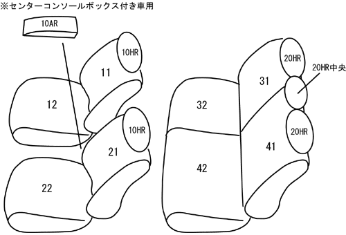 CLAZZIO クラッツィオ ジャッカ シートカバー ホンダ フィット シャトル GG7 / GG8 H23(2011)/6〜H25(2013)/8 EH-0385 | 車 シート カバー 保護 カーシート 汚れ 防止 対策 DIY_4
