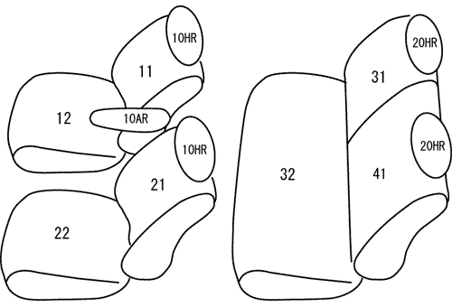 CLAZZIO クラッツィオ カスタムオーダー シートカバー ニッサン ノート E11 / NE11 H17(2005)/1〜H18(2006)/12 EN-0536 | 車 シート カバー 保護 カーシート 汚れ 防止 対策 DIY の通販は