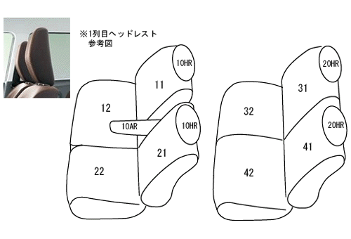 CLAZZIO クラッツィオ ジャッカ シートカバー スズキ MRワゴン MF33S H23(2011)/11〜H24(2012)/4 ES-6002 | 車 シート カバー 保護 カーシート 汚れ 防止 対策 DIY_4