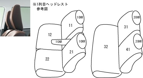 CLAZZIO クラッツィオ カスタムオーダー シートカバー スズキ MRワゴン MF33S H24(2012)/5〜H25(2013)/6 ES-6004 | 車 シート カバー