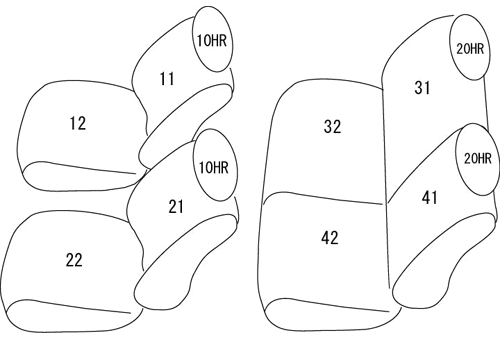 CLAZZIO クラッツィオ カスタムオーダー シートカバー トヨタ パッソ KGC10 / KGC15 / QNC10 H18(2006)/12〜H22(2010)/1 ET-1020 | 車 シート カバー 保護 カーシート 汚れ 防止 対策 DIY