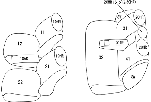 CLAZZIO クラッツィオ センターレザー シートカバー トヨタ クラウン エステート JZS171W / JZS173W / JZS175W H11(1999)/12〜H13(2001)/