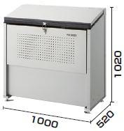 ダイケン ゴミ収集庫 グリーンストッカー CKE スチール 400L CKE-1005M | ゴミ箱 ごみ箱 ゴミ収集箱 新築 新居 ごみ ゴミ収集所_1