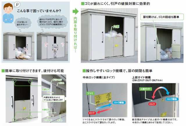 ダイケン 関西限定 オプション 内扉 観音開き戸 DM-Z21UT | の通販はau