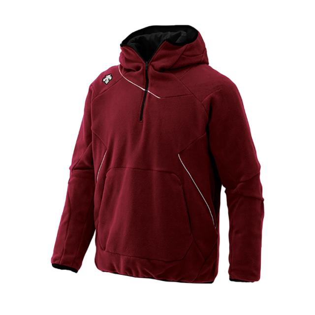DESCENTE デサント フリースジャケット DエンジxCシルバー XAサイズ DBX-2360C DENG | スポーツ スポーツ用品 野球 ベースボール ベースボールウェア トレーニングウェア アウター フリースジャケット フリース 保温性 起毛素材 高機能 エンジ シルバー XA