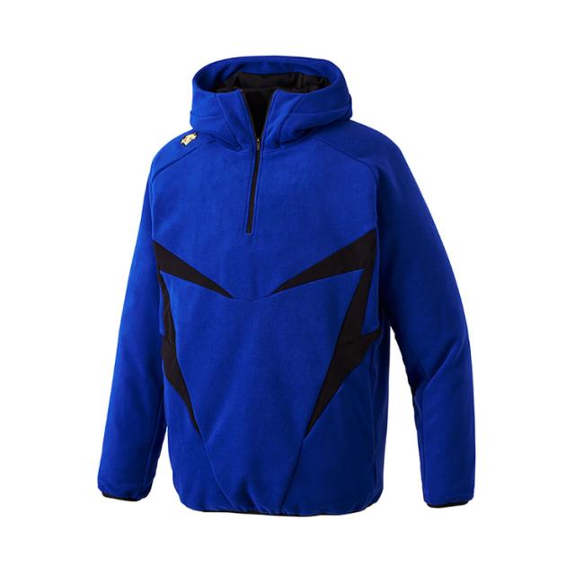 DESCENTE デサント フリースジャケット ロイヤルブルーxブラック XOサイズ DBX-2560C ROY | スポーツ スポーツ用品 野球 ベースボール ベースボールウェア トレーニングウェア アウター フリースジャケット フリース 保温性 起毛素材 高機能 ブルー ブラック XO