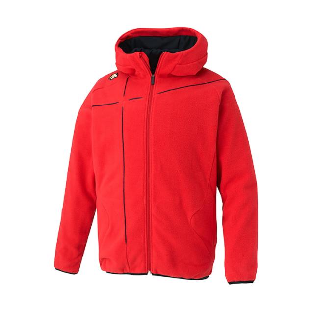 DESCENTE デサント フリースジャケット(フルオープン) レッドxD