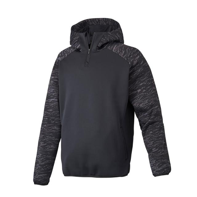 DESCENTE デサント バリアフリース ブラック XOサイズ DBX-2760B BLK | スポーツ スポーツ用品 野球 ベースボール ベースボールウェア トレーニングウェア アウター バリアフリース フリース 裏起毛 保湿性 ストレッチ性 はっ水 ブラック XO シンプル