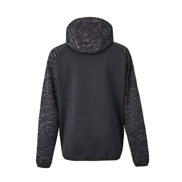 DESCENTE デサント 長袖プルオーバーコート ブラックxシルバー Mサイズ STD-425B BLK | スポーツ 野球 ベースボール アウター 長袖 コート 防風 保温 はっ水 野球 長袖プルオーバーコート アウター ⁄ STD-425B ⁄ BLK (ブラック