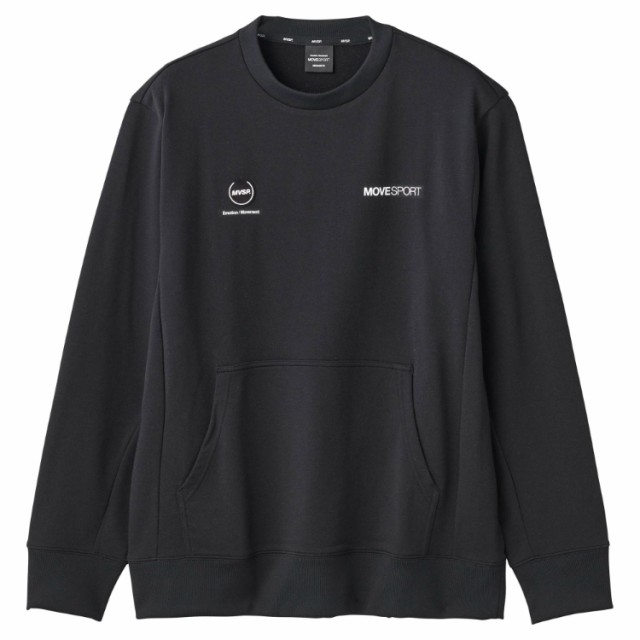 DESCENTE デサント FRENCH TERRY スウェットクルー ブラック XAサイズ DMMVJF21A BK | スポーツ スポーツウェア  ウエア 服 衣類 機能性 ｜au PAY マーケット