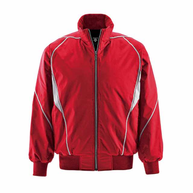 DESCENTE デサント グランドコート レッドxシルバー Lサイズ DR-208 RED | スポーツ スポーツ用品 野球 ベースボール ベースボールウェア