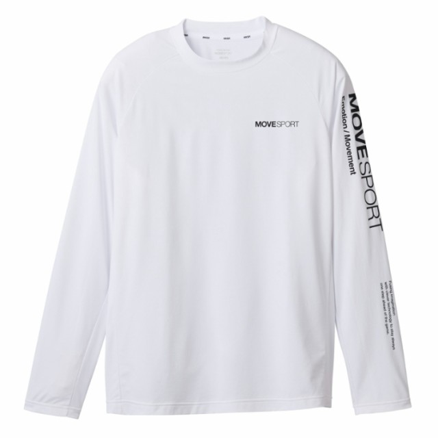 DESCENTE デサント TOUGH ソフトハイゲージ長袖シャツ ホワイト XO ST4FLT01M WH00 | スポーツ ウエア 服 トップス シャツ ロングスリーブ 長袖Ｔシャツ 吸汗速乾 遮熱クーリング機能 UVカット 日差し対策 快適 ロゴ デザイン マルチスポーツの通販は