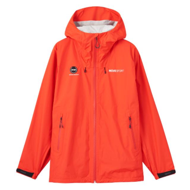 DESCENTE デサント ハードシェルジャケット レッド O ST4FWB60M RD00 | スポーツ ウェア ウエア アウター ジャケット ウインドブレーカー ユニセックス 男女兼用 メンズ 耐水性 透湿性 オールシーズン 収納袋付き スポーツウェア アウトドア