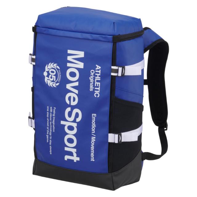 DESCENTE デサント スクエアバッグ３０ ブルー F ST5SBP30U BL00 | スポーツ バック リュックサック バックパック リュック ムーブスポーツ デイパック ポリエステルオックス クッション性 キーフック ペンホルダー メッシュポケット 再帰反射