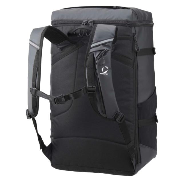 DESCENTE デサント スクエアバッグ５０ ブラックｘブラック F ST5SBP50U BKBK | スポーツ バック リュックサック バックパック リュック ムーブスポーツ デイパック ポリエステルオックス クッション性 キーフック ペンホルダー メッシュポケット 再帰反射