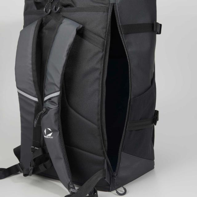DESCENTE デサント スクエアバッグ50 ブラックxブラック F