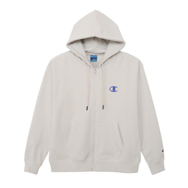 CHAMPION チャンピオン TW TERRY ZH SWEATSHIRT ベージュ L C3-DS101 780 | トップス 長袖 ロングスリーブ フード付き フルジップ ジップアップ 軽量 ストレッチ性 速乾性 吸汗性 スポーツ フィットネス デイリー メンズ ウエア ウェア 衣類 服 ファッション 6,978円