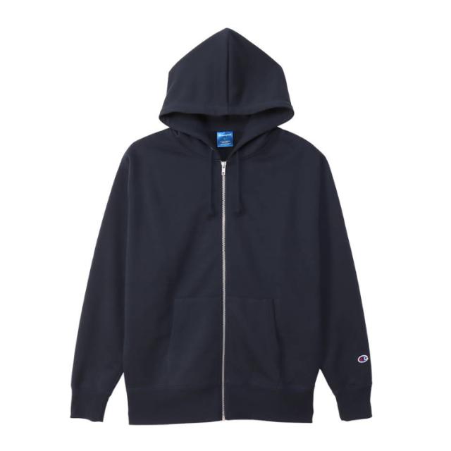 HANES ヘインズ ZIP HOODED SWEAT ネイビー Mサイズ C3-XS160 370 | メンズ トップス パーカー フルジップ スウェット リサイクル ロゴ 刺繍 ネイビー シンプル HANES ヘインズ ZIP HOODED SWEAT ネイビー Mサイズ C3-XS160
