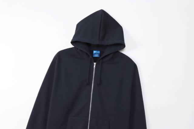 HANES ヘインズ ZIP HOODED SWEAT ネイビー Lサイズ C3-XS160 370 | メンズ トップス パーカー フルジップ スウェット リサイクル ロゴ 刺繍 ネイビー シンプル HANES ヘインズ ZIP HOODED SWEAT ネイビー Mサイズ C3-XS160