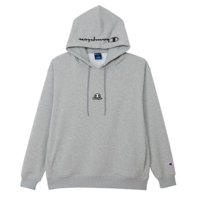 Champion チャンピオン TWT HOODED オックスフォードグレー M C3-CS113 70 | ファッション メンズファッション トップス パーカー フーディ フーデッドスウェット 吸汗速乾 裏毛 スポーツ チームウェア アウトドア ロゴ 刺繍 シンプル ベーシック おしゃれ 秋冬服