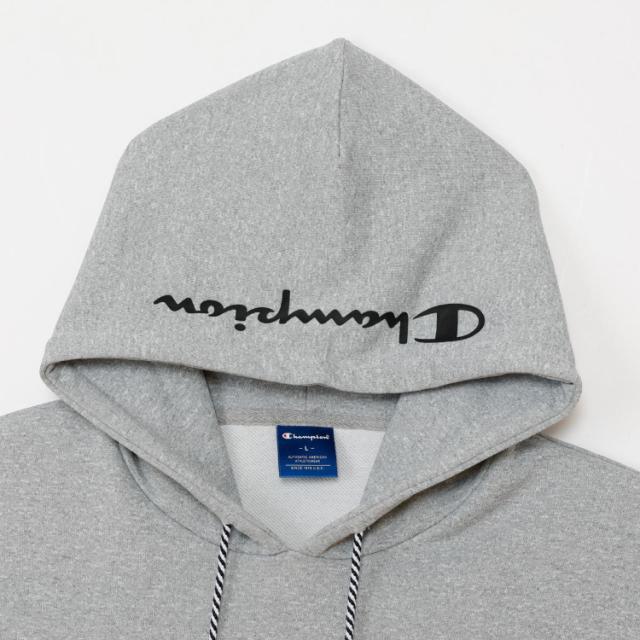Champion チャンピオン TWT HOODED オックスフォードグレー M C3-CS113 70 | ファッション メンズファッション トップス パーカー フーディ フーデッドスウェット 吸汗速乾 裏毛 スポーツ チームウェア アウトドア ロゴ 刺繍 シンプル ベーシック おしゃれ 秋冬服_3