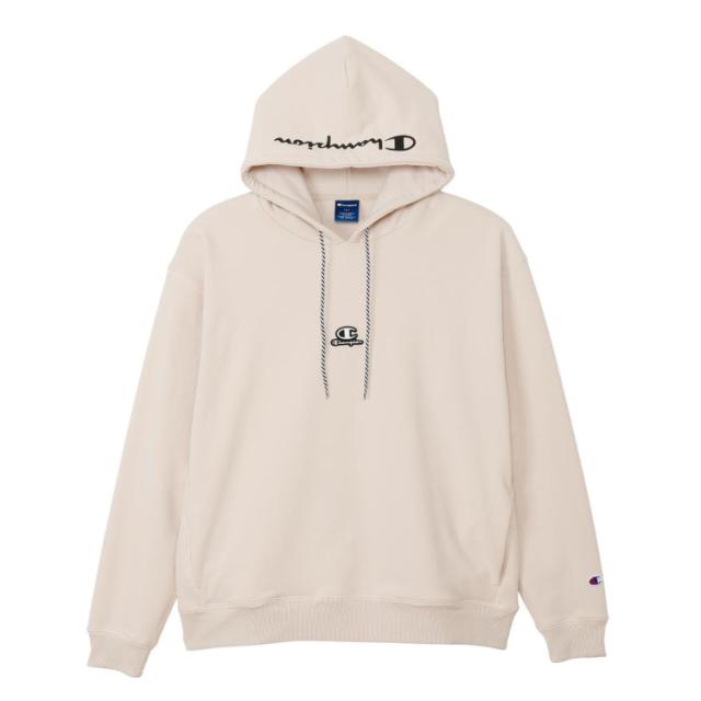 Champion チャンピオン TWT HOODED ブリ—チベ—ジュ M C3-CS113 368 | ファッション メンズファッション トップス パーカー フーディ フーデッドスウェット 吸汗速乾 裏毛 スポーツ チームウェア アウトドア ロゴ 刺繍 シンプル ベーシック おしゃれ 秋冬服