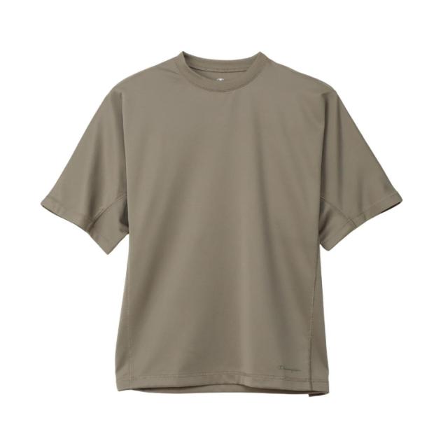 Champion チャンピオン SHORT SLEEVE オリーブ M C3-CS390 655 | ファッション メンズファッション レディース ユニセックス 男女兼用 ショートスリーブTシャツ リラックスシルエット 丸首 血行促進 疲労軽減 リカバリーウェア ベーシック カジュアル