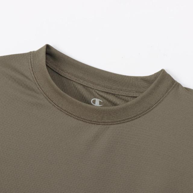 Champion チャンピオン SHORT SLEEVE オリーブ M C3-CS390 655 | ファッション メンズファッション レディース ユニセックス 男女兼用 ショートスリーブTシャツ リラックスシルエット 丸首 血行促進 疲労軽減 リカバリーウェア ベーシック カジュアル