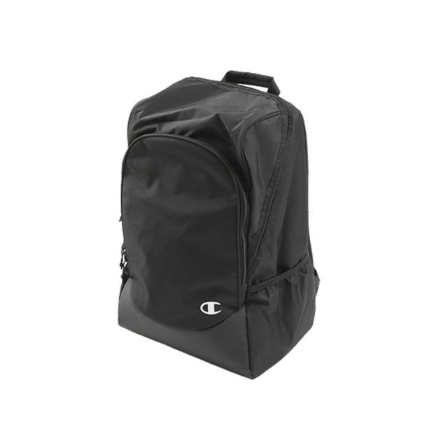 Champion チャンピオン TEAM DAY PACK ブラック F C3-HB705B 90 | ファッション ユニセックス 男女兼用 鞄 カバン スクエア型デイパック リュックサック バックパック 大容量 外ポケット ボトルホルダー ナイロン素材 遠征 収納 38Lフリーサイズ