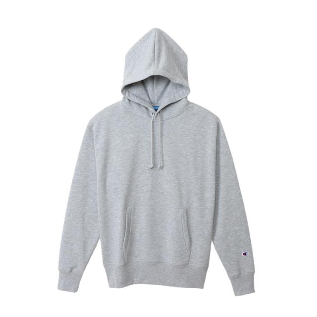 Champion チャンピオン HOODED SWEATSHIR オックスフォードグレー 4XL C3-XS161L 70 | ファッション メンズファッション レディース ユニセックス 男女兼用 トップス パーカー フーデッドスウェットシャツ スポーツウェア チームウェア ワッペン シンプル おしゃれ 秋冬服