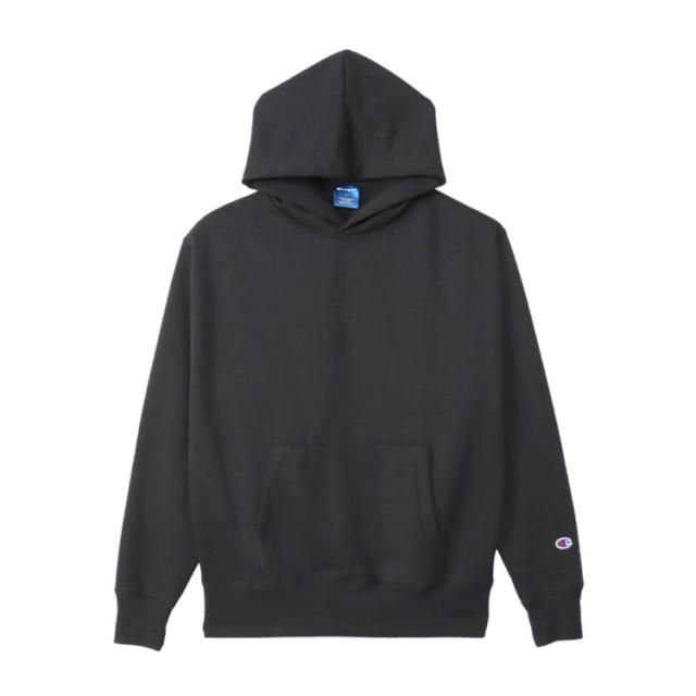 Champion チャンピオン HOODED SWEATSHIR ブラック 5XL C3-XS161L 90 | ファッション メンズファッション レディース ユニセックス 男女兼用 トップス パーカー フーデッドスウェットシャツ スポーツウェア チームウェア ワッペン シンプル おしゃれ 秋冬服