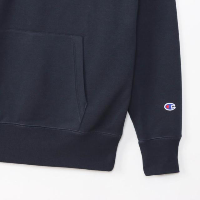 Champion チャンピオン HOODED SWEATSHIR ネイビー 4XL C3-XS161L 370 | ファッション メンズファッション レディース ユニセックス 男女兼用 トップス パーカー フーデッドスウェットシャツ スポーツウェア チームウェア ワッペン シンプル おしゃれ 秋冬服_1