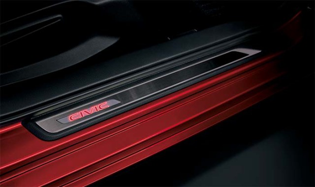 HONDA ホンダ 純正 サイドステップガーニッシュ LEDレッド