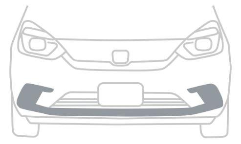 HONDA ホンダ 純正 ロアグリル＆フォグライトガーニッシュ プラチナホワイトパール NH-883P 08F23-TZA-010A | ホンダ純正 FIT E:HEV フィットハイブリッド GR3 GR4 ロア グリル フォグライト 用 ガーニッシュ ホンダ純正 おすすめ 外装の通販は