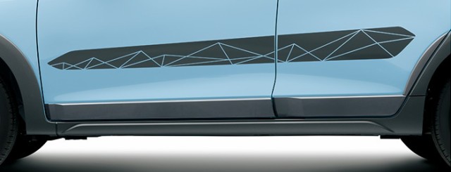 HONDA ホンダ 純正 デカール ボディサイド ダークグレー 08F30-TZA-000A | ホンダ純正 FIT フィット GR1 GR2 GR5 GR7 E:HEV フィットハイブリッド GR3 GR4 GR6 GR8 デカール ステッカー シール おしゃれ エクステリア 外装の通販は