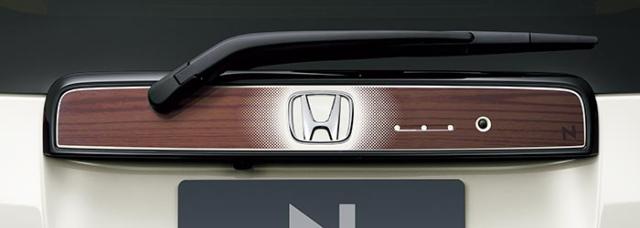HONDA ホンダ 純正 デカール ライセンスガーニッシュ ウッド 08F31-T4G-E00F | honda純正 ホンダ純正 NONE N-ONE Nワン エヌワン JG3 JG4 ステッカー おしゃれ エクステリア 車用品 カー用品 車 部品 外装 パーツ ポイント消化