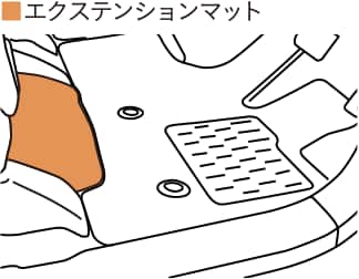 HONDA フロアカーペットマット ブラック HondaSENSING装備無し車用 08P15-TKR-010 | JH3 JH4 NWGN N-WGN フロアマット_1