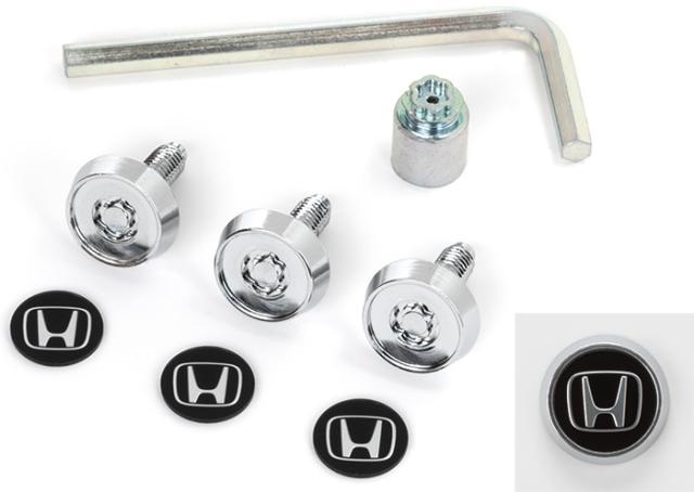 HONDA純正ナンバー枠（ナンバーフレーム）前後セット②