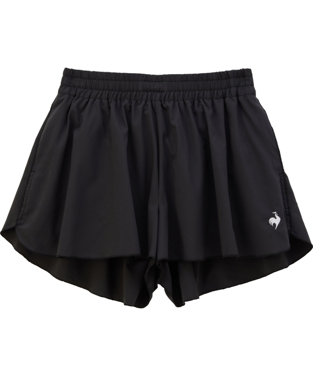 le coq sportif ルコック キュロット ブラック M QTWXJE06 BK | スポーツ レディース 女性 テニス テニスウェア ボトムス キュロット ポリエステル100% フリル 練習 試合 デザイン テニスプレーヤー JTA 軽さ 軽量 おすすめ 快適の通販は